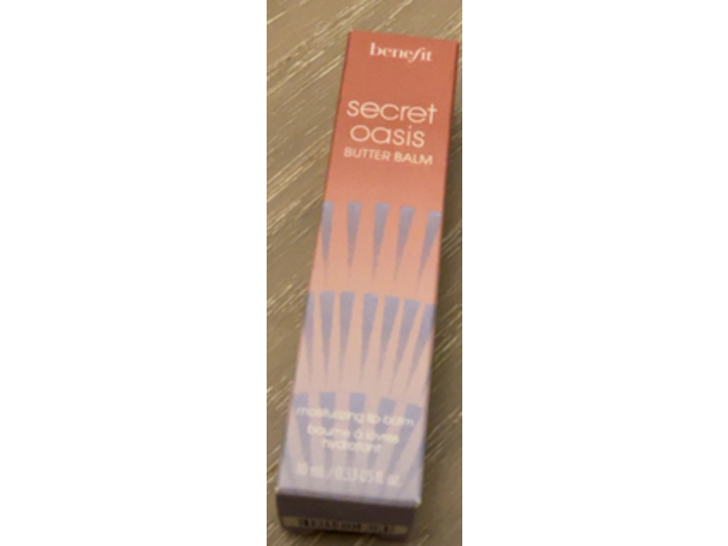 Benefit Butter Lip Balm, Secret Oasis, 0.33 fl oz/10 mL