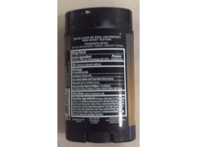 Bath and Body Works The Men's Shop After Dark Antiperspirant Deodorant, 2.7 oz/77 g