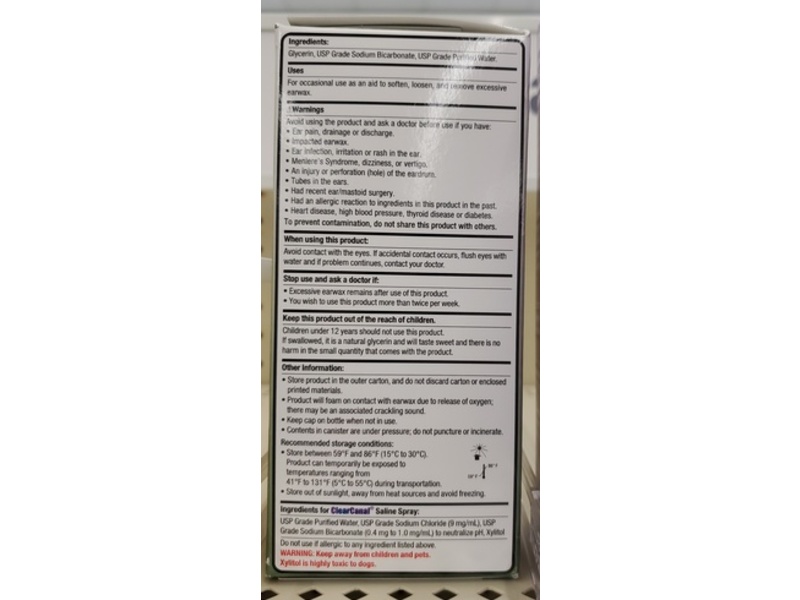 Neilmed Clear Canal All Natural Dr.Mehta's Earwax Removal Complete Kit