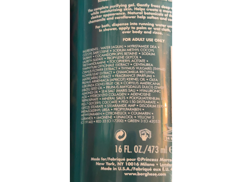 Borghese Bagno Di Vita Gentle Foaming Gel, 16 fl oz/473 mL