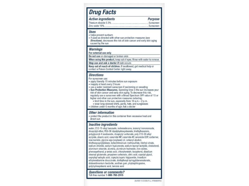 CeraVe Hydrating Mineral Sunscreen, SPF 30, Medium Sheer Tint, 1.7 fl oz/50 mL