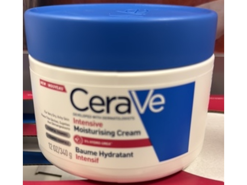 CeraVe Intensive Moisturising Cream, 5% Hydro-Urea, 12 oz/340 g