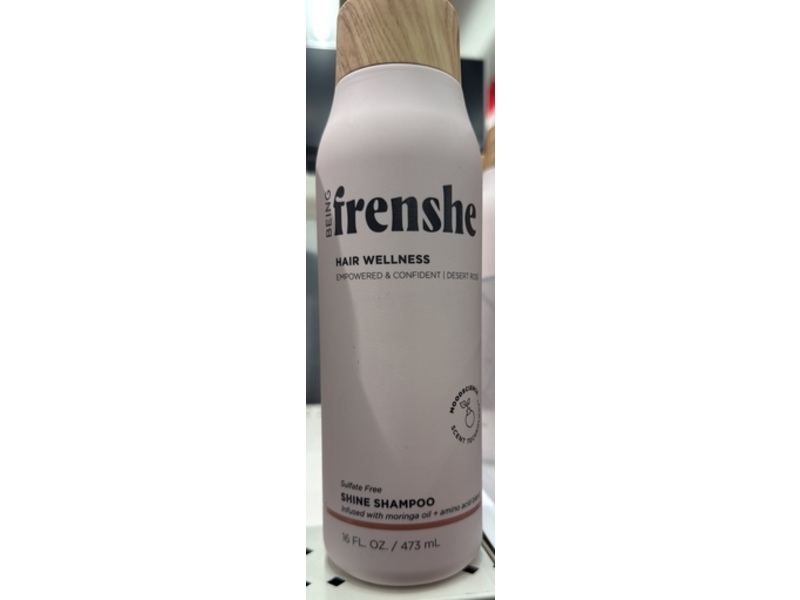 Being Frenshe Hair Wellness Shine Shampoo, Desert Rose, 16 fl oz/473 mL