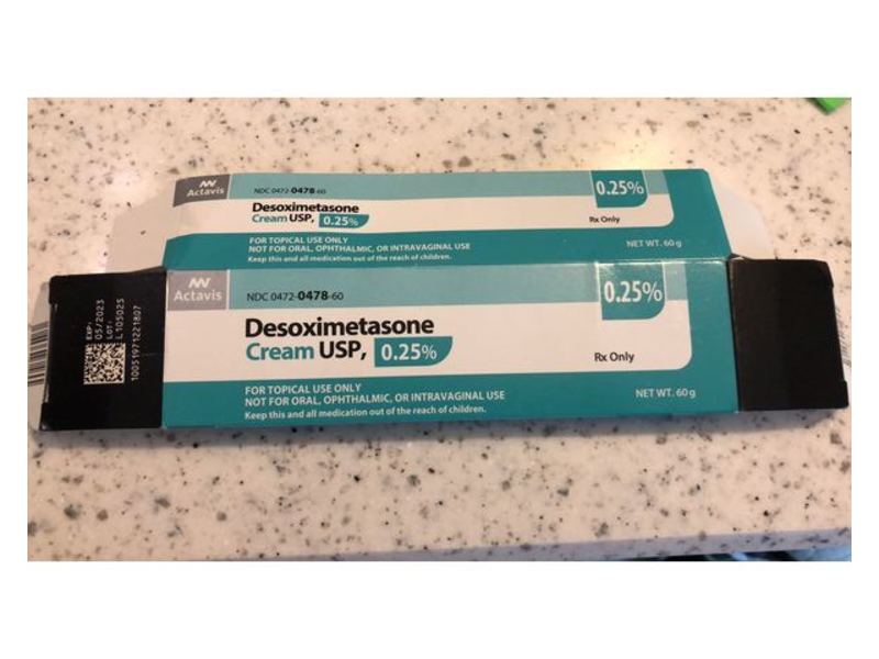 Desoximetasone Cream USP, 0.25%, 60 gm, Actavis (RX)