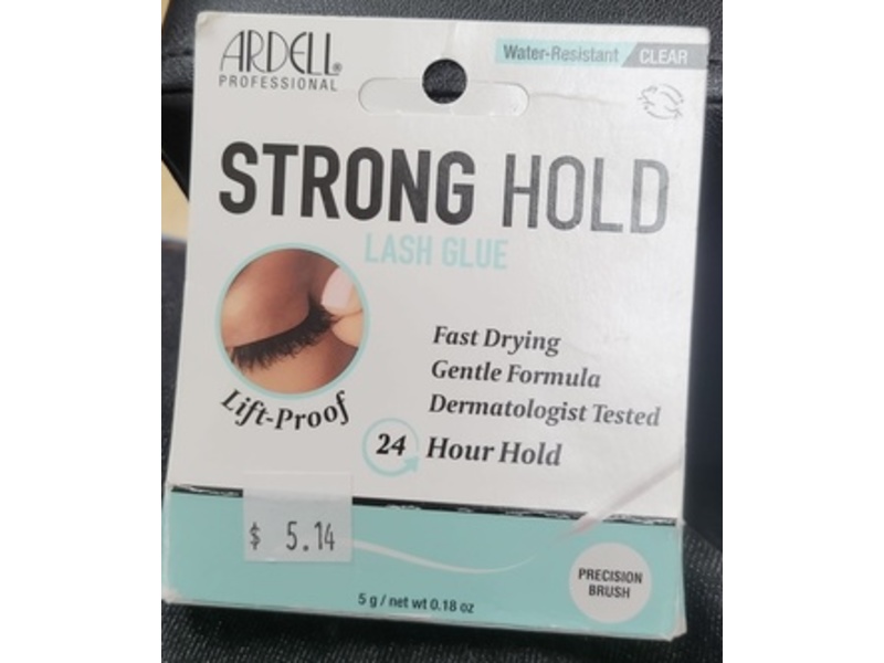 Ardell Strong Hold Lash Glue, Clear, 0.18 oz/5 g
