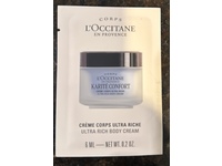 L'Occitane En Provence Ultra Rich Body Cream, Shea Comfort, 0.2 oz/6 mL - thumbnail 1