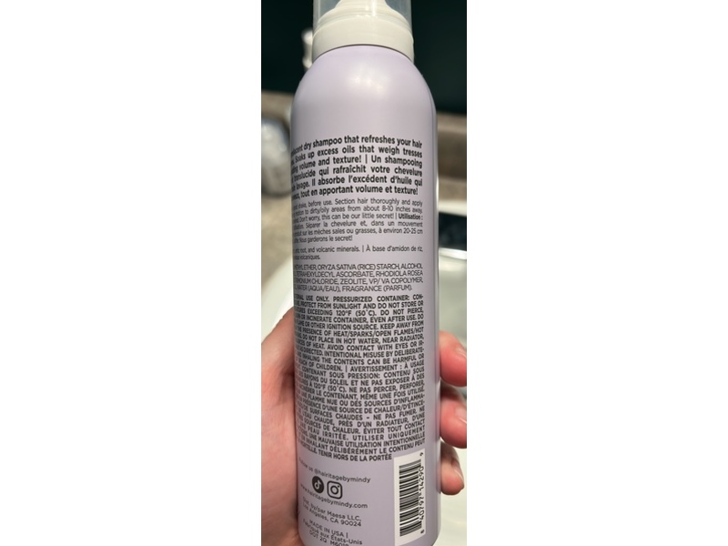 Hairitage By Mindy Mcknight Dry Shampoo, Lazy Day, 5 fl oz/206 mL