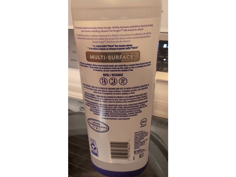 Swiffer Power Mop Floor Cleaner, Lavender, 25.3 fl oz/750 mL