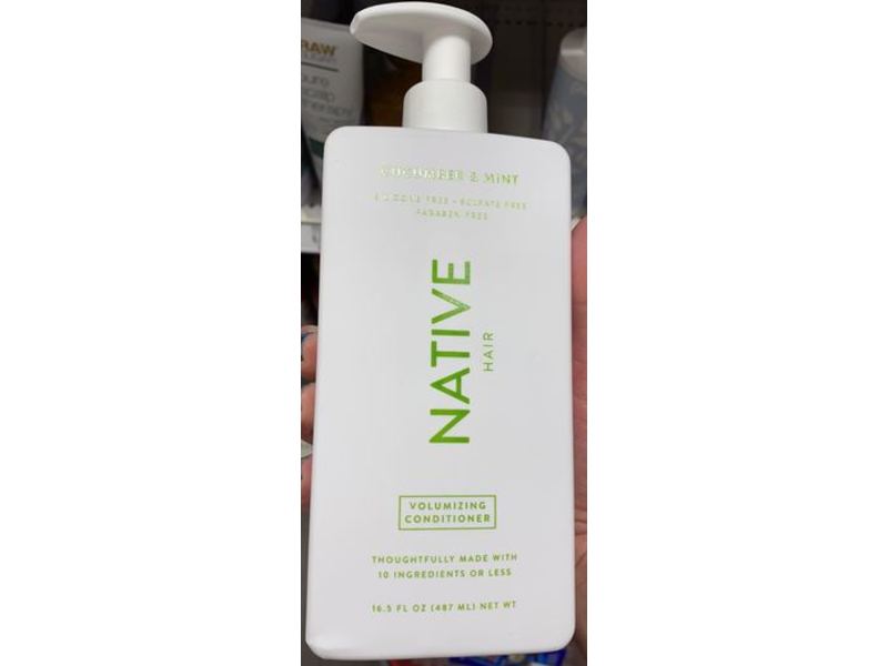 Native Hair Volumizing Conditioner, Cucumber & Mint, 16.5 fl oz/487 mL