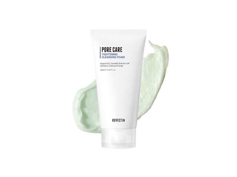 Rovectin Pore Tightening Cleansing Foam, Papaya Fruit, 5.07 fl oz/150 mL