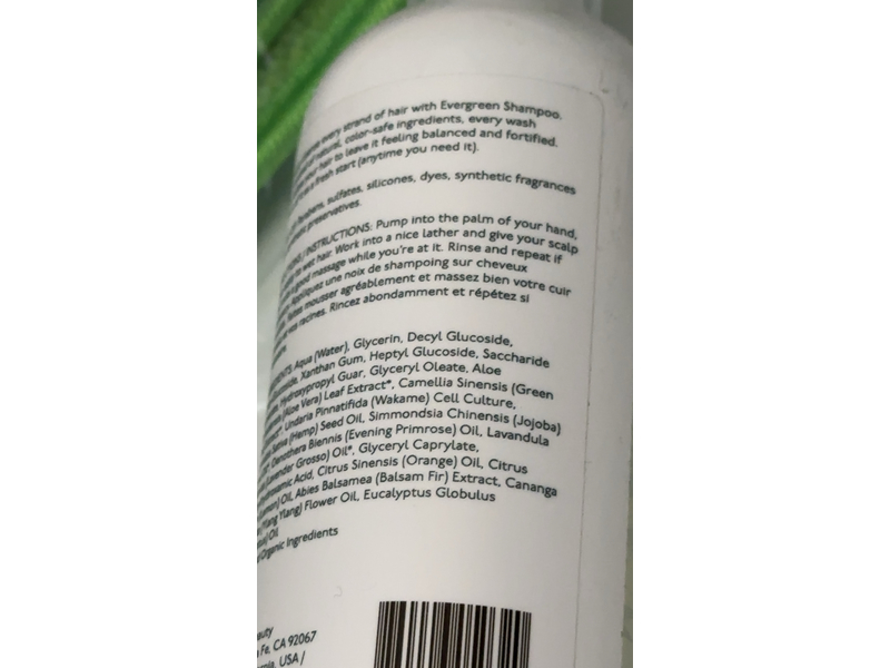 Lovesong Cleanse + Balance Evergreen Shampoo, 8 fl oz/237 mL