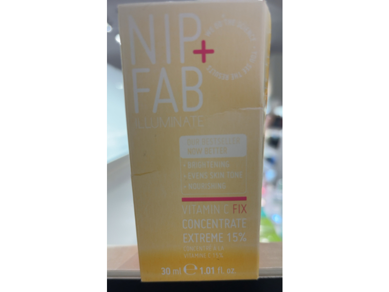 Nip+Fab Vitamin C Fix Concentrate Extreme Serum, 1.01 fl oz/30 mL