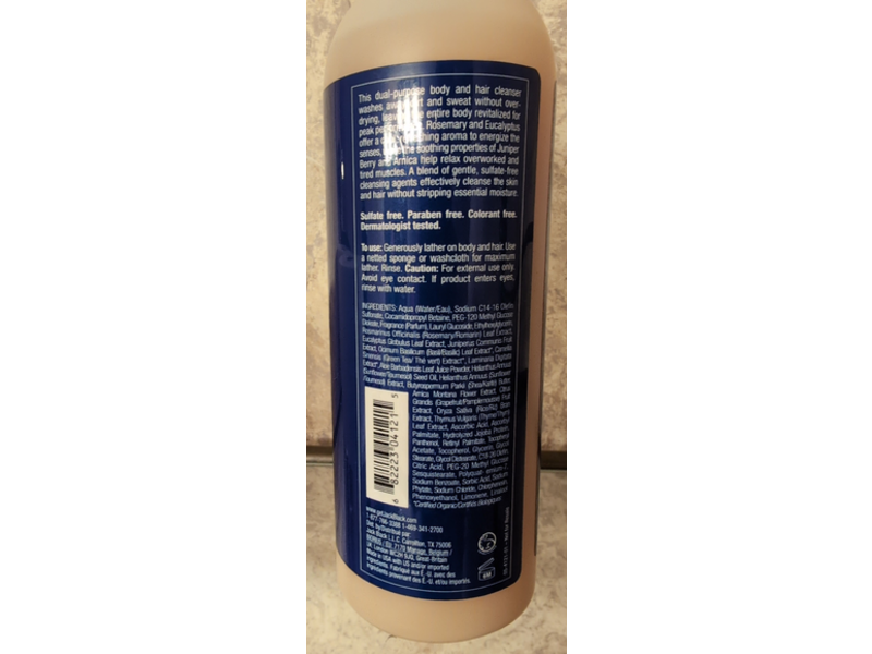 Jack Black Turbo Wash Energizing Cleanser, Rosemary + Eucalyptus & Juniper Berry, 16 fl oz/473 mL