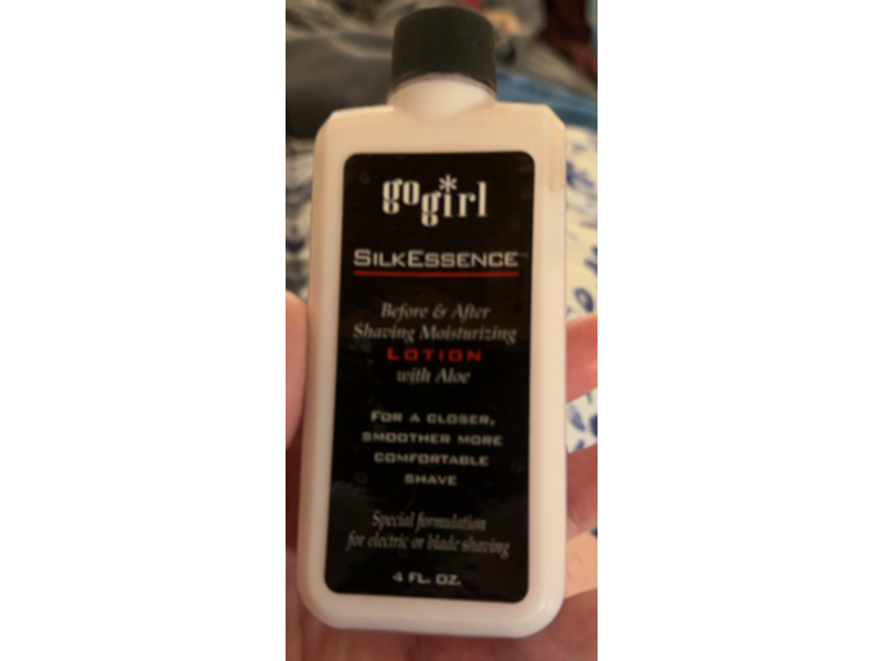 Go Girl Silkessence Before & After Shaving Moisturizing Lotion with Aloe, 4 fl oz