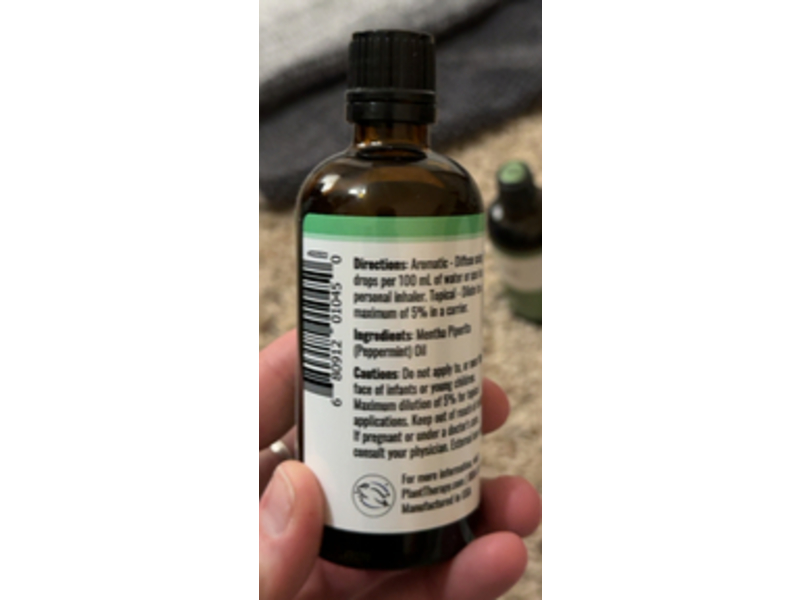 Plant Therapy Essential Oils, Peppermint, 3.3 fl oz/100 mL