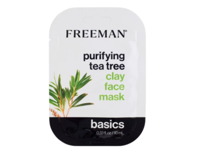 Freeman Clay Face Mask, Tea Tree, 0.33 fl oz/10 mL