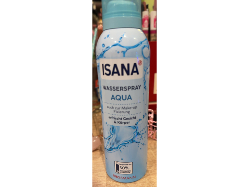 Rossmann Isana Wasserspray, Aqua, 150 mL