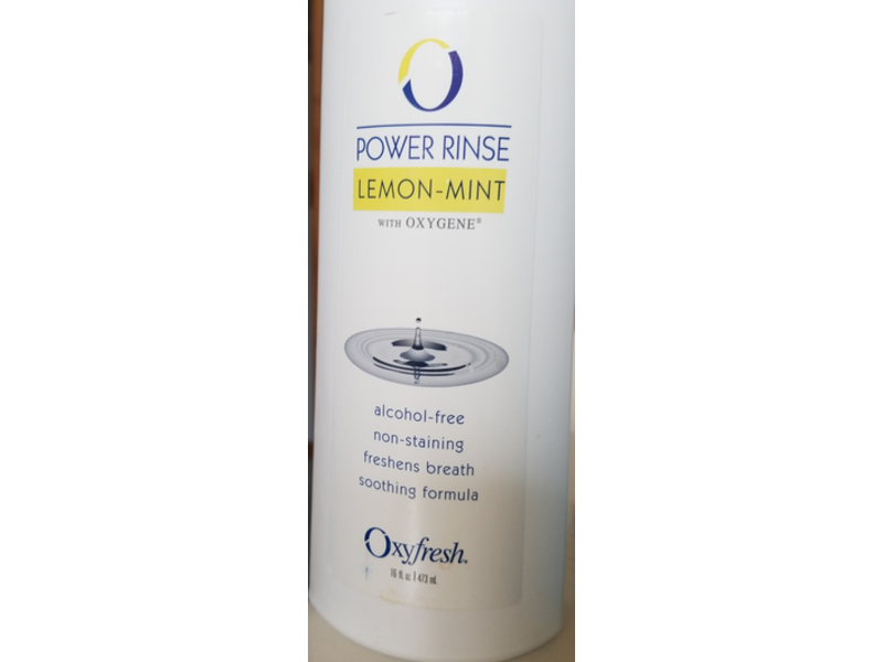 Oxyfresh Mouthwash, Lemon Mint, 16 fl oz/473 mL