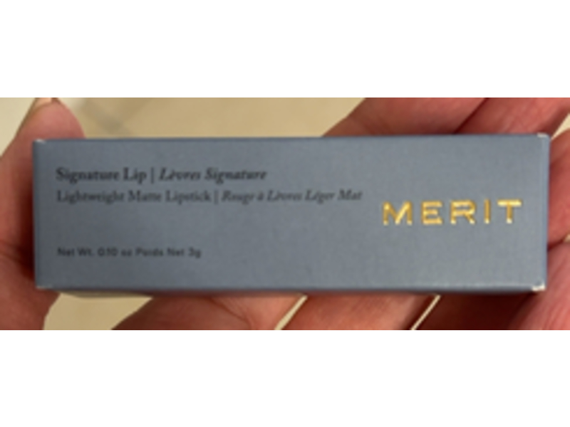 Merit Signature Lightweight Lipstick, Court, 0.10 oz/3 g