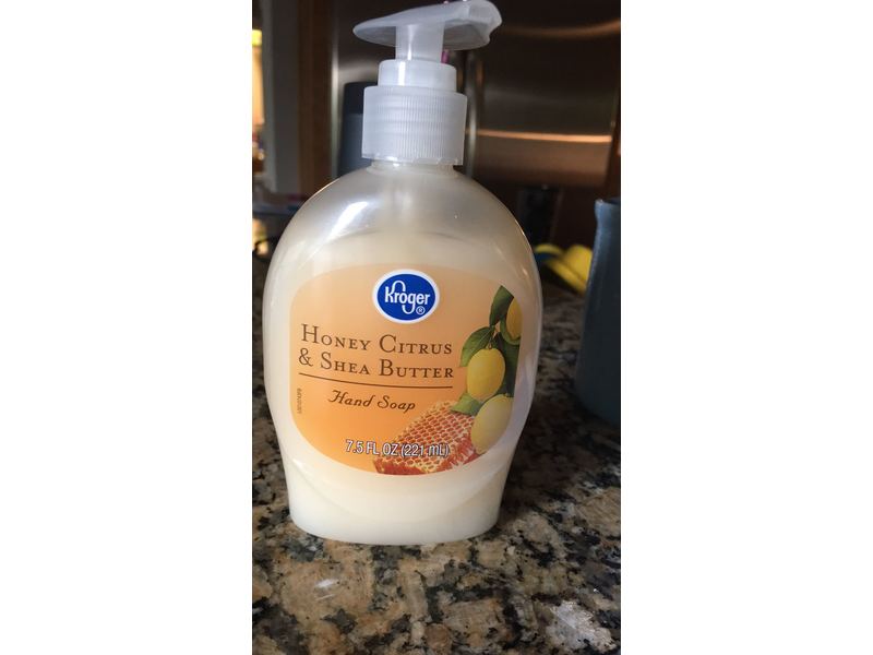 Kroger Hand Soap, Honey Citrus & Shea Butter, 7.5 fl oz/221 mL