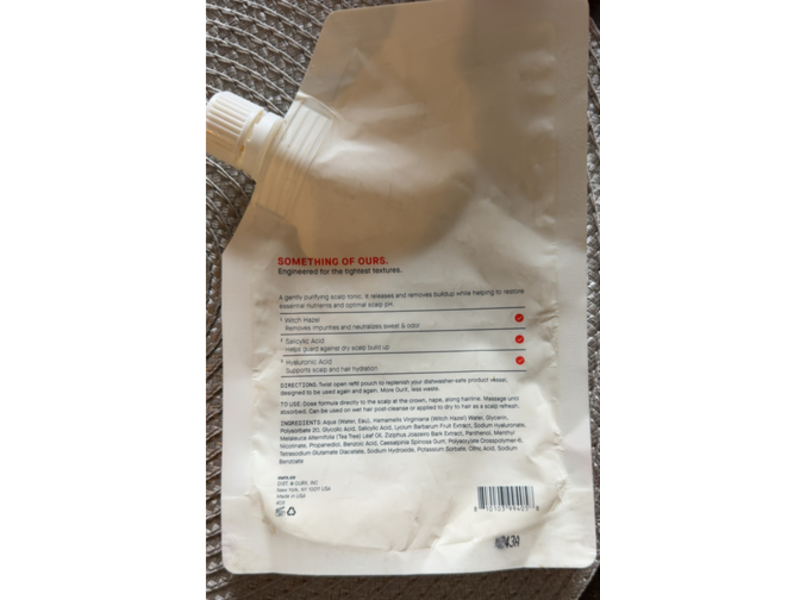 OurX Scalp Purifying Solution Shampoo, 4 fl oz/120 mL