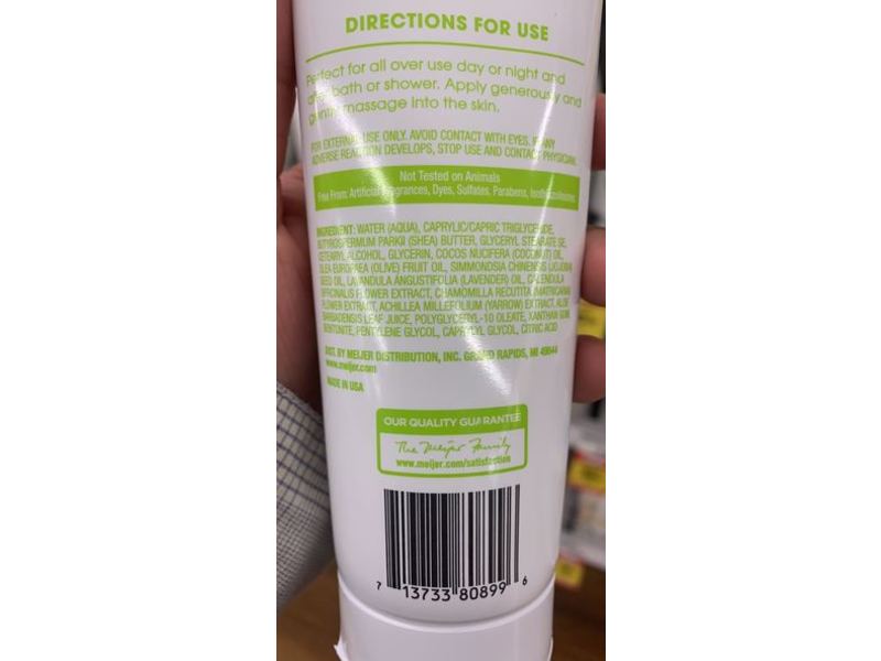 True Goodness by Meijer Baby Lotion, Lavender, 8.5 fl oz/250 mL