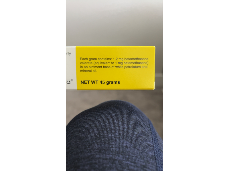 Betamethasone Valerate Ointment USP 0.1%, 45g, Fougera, (RX)