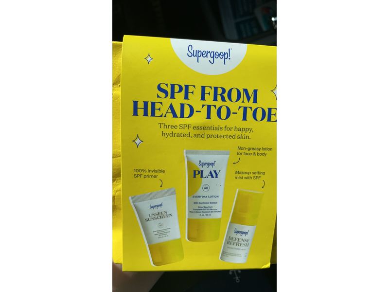 Supergoop SPF From Head-to-Toe Kit