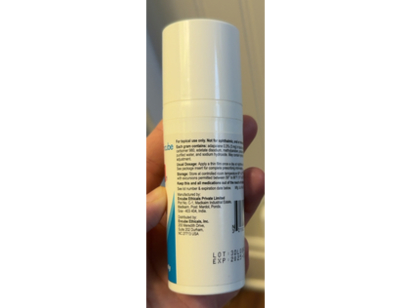 Adapalene Gel 0.3%, 45 g, Encube (Rx)