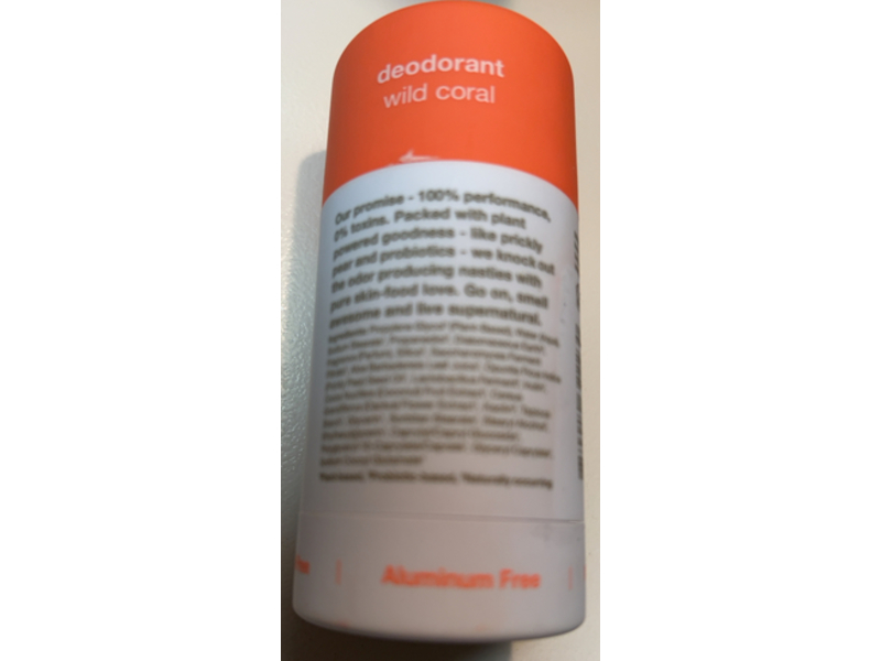 Hume Supernatural Deodorant, Wild Coral, 2 oz/57 g