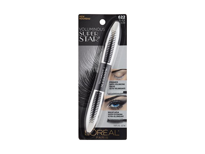 L'Oréal Paris Voluminous Superstar Washable Mascara, Black, 0.41 fl. oz.