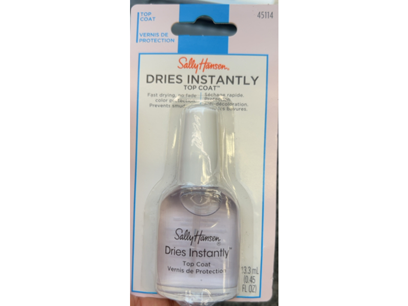 Sally Hansen Dries Instantly Top Coat, 0.45 fl oz/13.3 mL