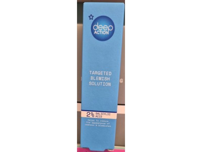 Superdrug Deep Action Targeted Blemish Solution, 2% Salicylic Acid, 15 mL