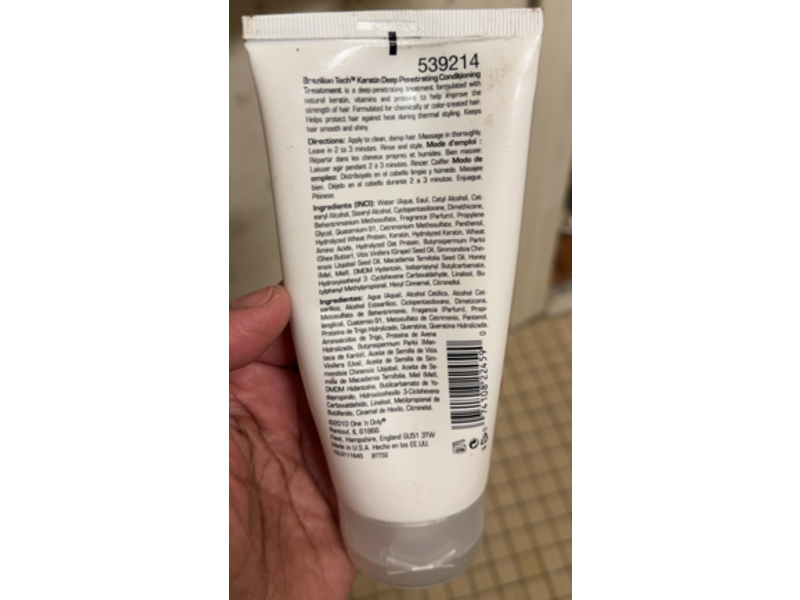 One 'N Only Brazilian Tech Deep Penetrating Conditioning Treatment, 5.3 oz/150 g