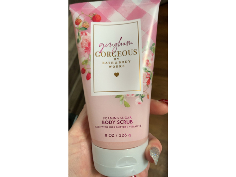 Bath & Body Works Foaming Sugar Body Scrub, Gingham Gorgeous, 8 oz/226 g