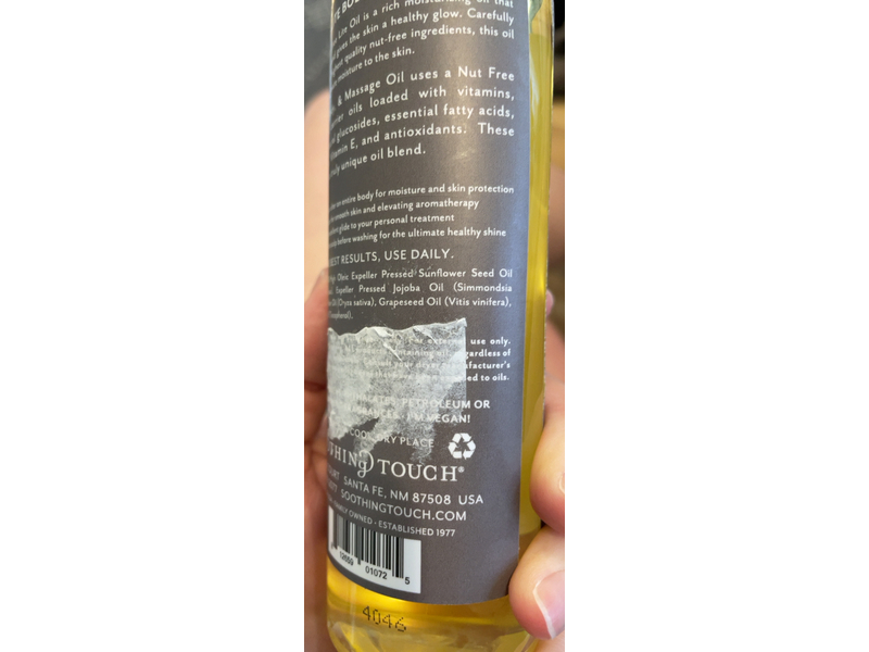 Soothing Touch Bath + Body Massage Oil, 8 fl oz/236 mL