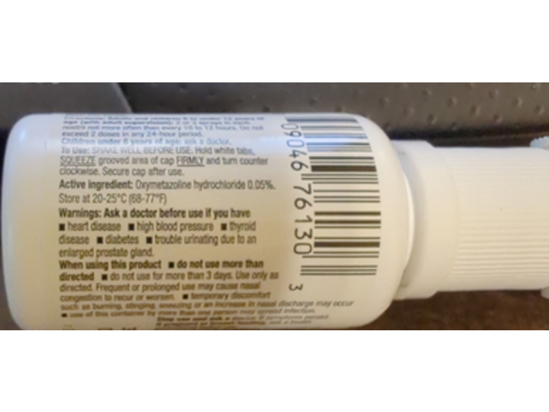 Major Nasal Decongestant Spray, Original, 1 fl oz/30 mL