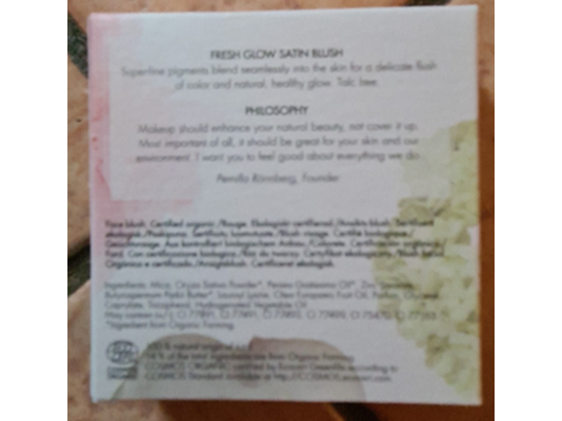 Estelle & Thild Biomineral Fresh Glow Satin Blush, Soft Pink, 0.15 oz/10 g