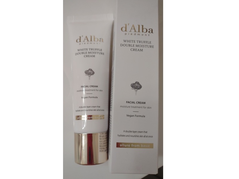 d'alba Piedmont White Truffle Double Moisture Cream, 2.02 oz/60 mL