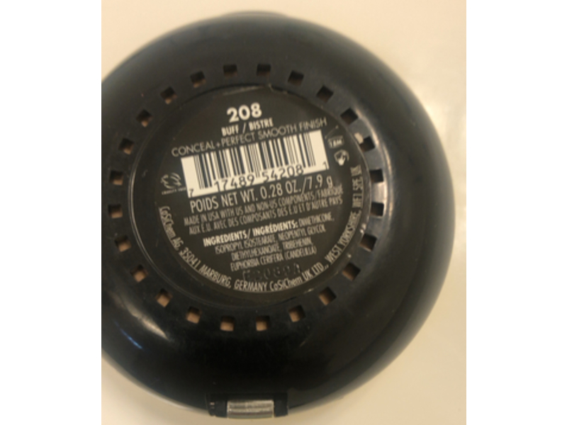 Milani Conceal+Perfect Cream-To-Powder, 208 Buff, 0.28 oz/7.9 g