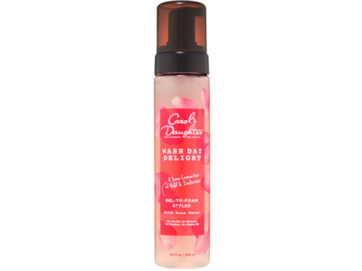 Carols Daughter Wash Day Delight Gel to Foam Styler, Rose Water, 8.5 fl oz/250 mL