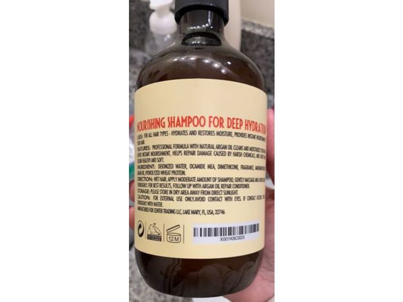 Pure Nature Nourishing Shampoo, Argan Oil, 16.9 fl oz/473 mL