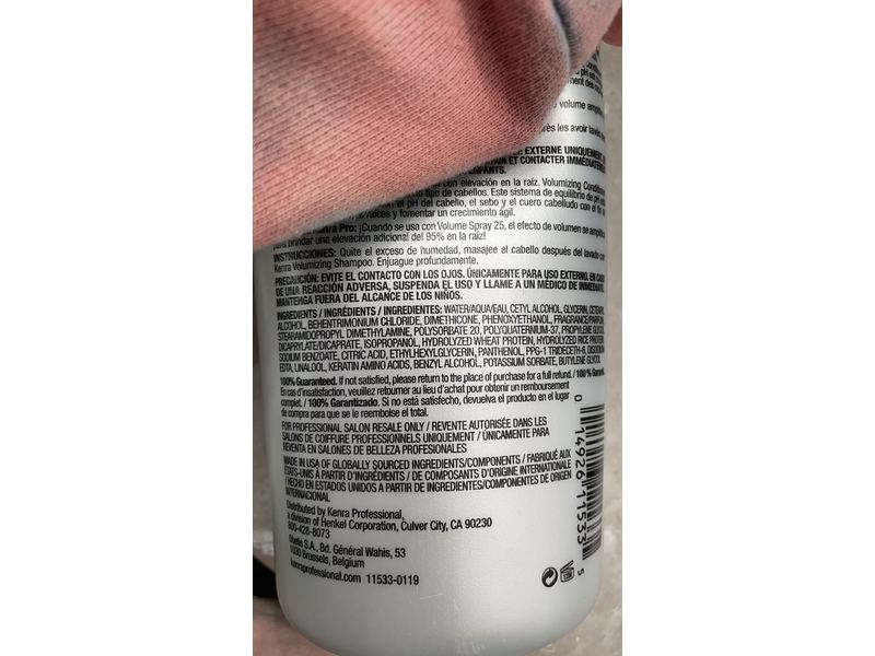 Kenra Volumizing Conditioner, Maximize Volume, 33.8 fl oz/1 L