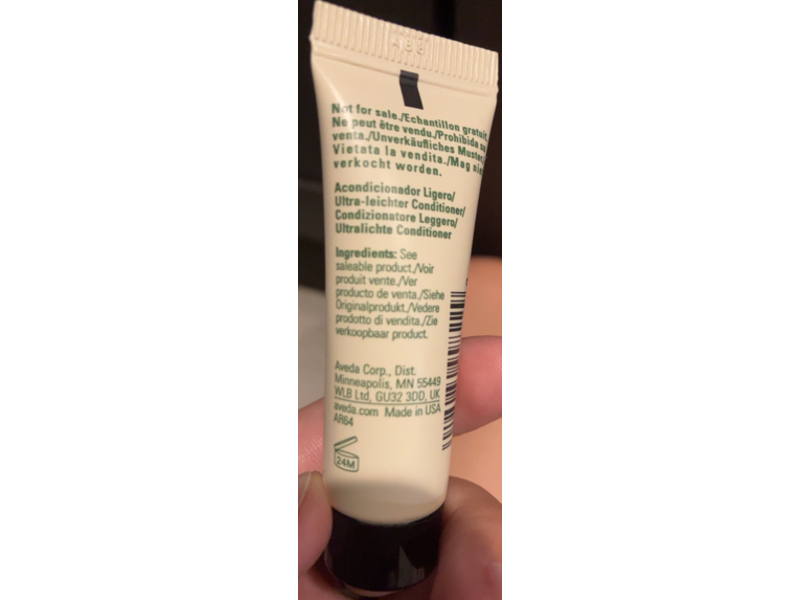 Aveda Rosemary Mint Weightless Conditioner, 0.34 fl oz/10 mL