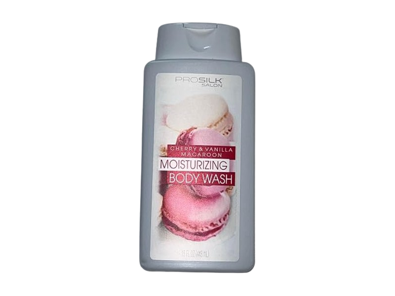 ProSilk Salon Moisturizing Body Wash, Cherry & Vanilla Macaroon, 15 fl oz/443 mL