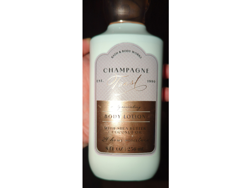 Bath & Body Works Champagne Toast Daily Nourishing Body Lotion, Shea Butter & Coconut Oil, 8 fl oz/236 mL