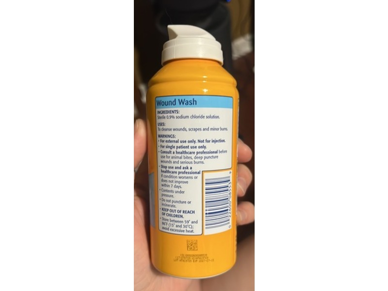 Arm & Hammer Simply Saline Wound Wash, 3.1 oz/89 g