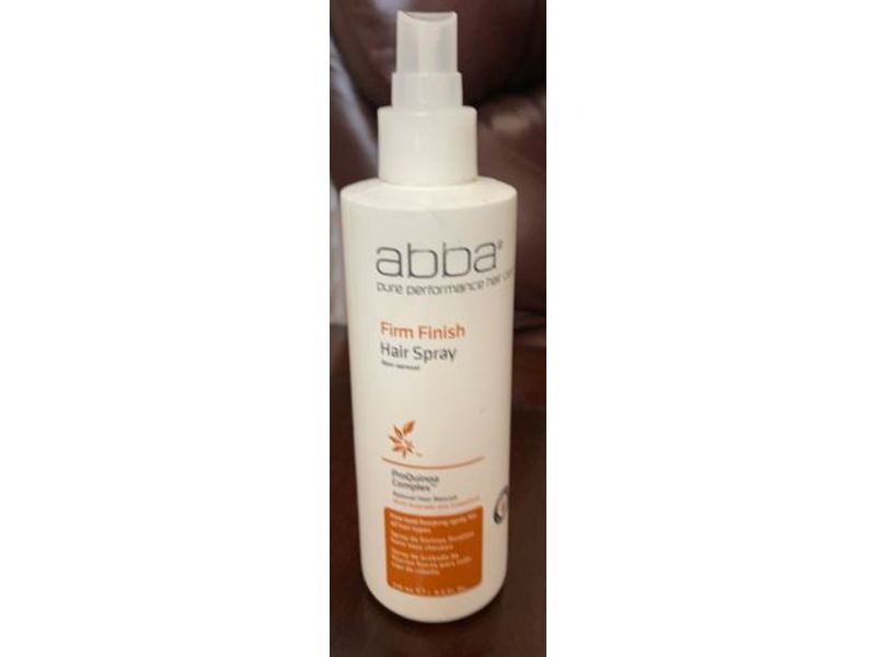 Abba Pure Performance Hair Care Firm Finish Hair Spray, 8 fl oz
