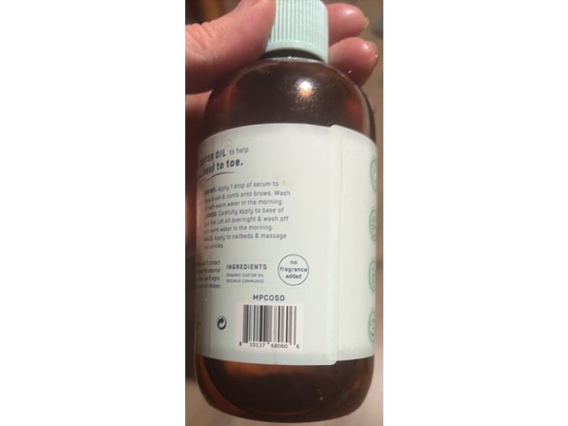 Spalife Castor Oil, Mint, 8 fl oz/250 mL