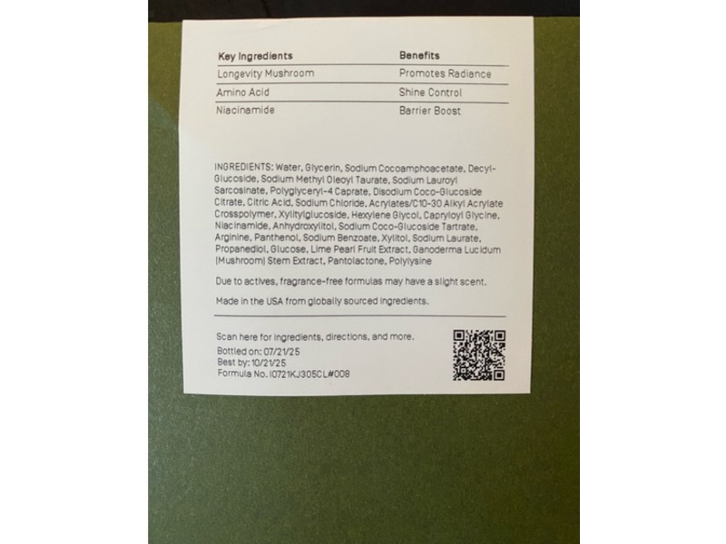 Prose Custom Cleanser, 5.07 fl oz/150 mL